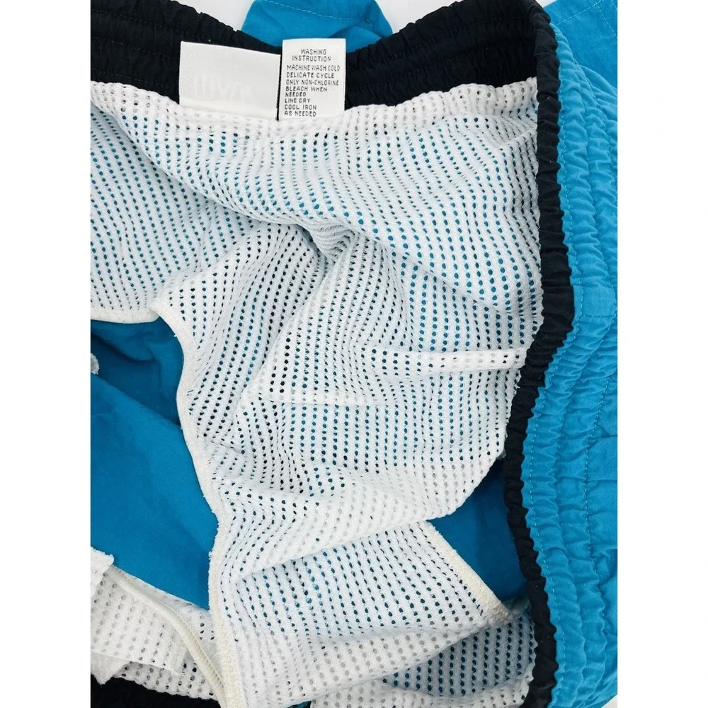 Vintage Wave Zone Swim Trunks Mesh Lined Size XL Pockets Drawstring Nylon